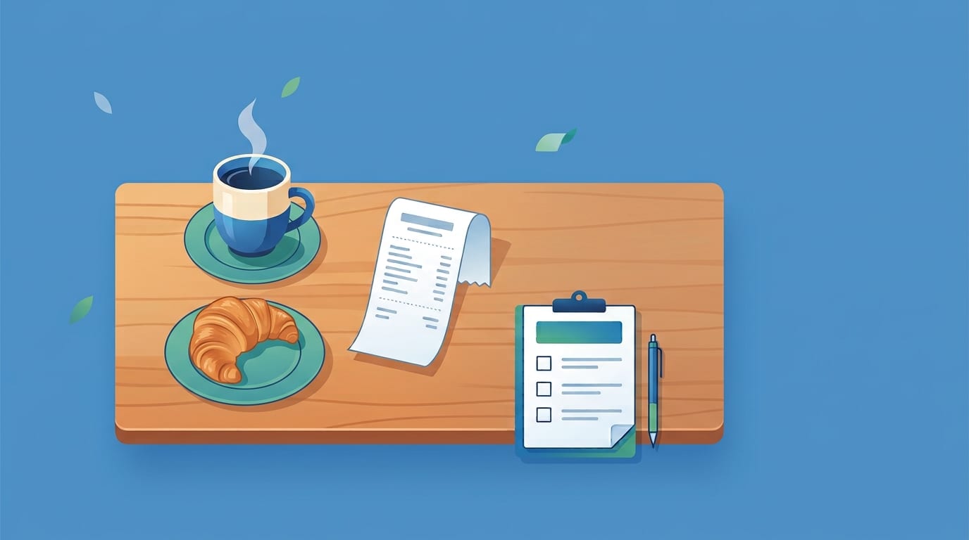 Featured image for the article "Business Meal Deductions in 2026: Which Percentage Applies to Your Receipts"