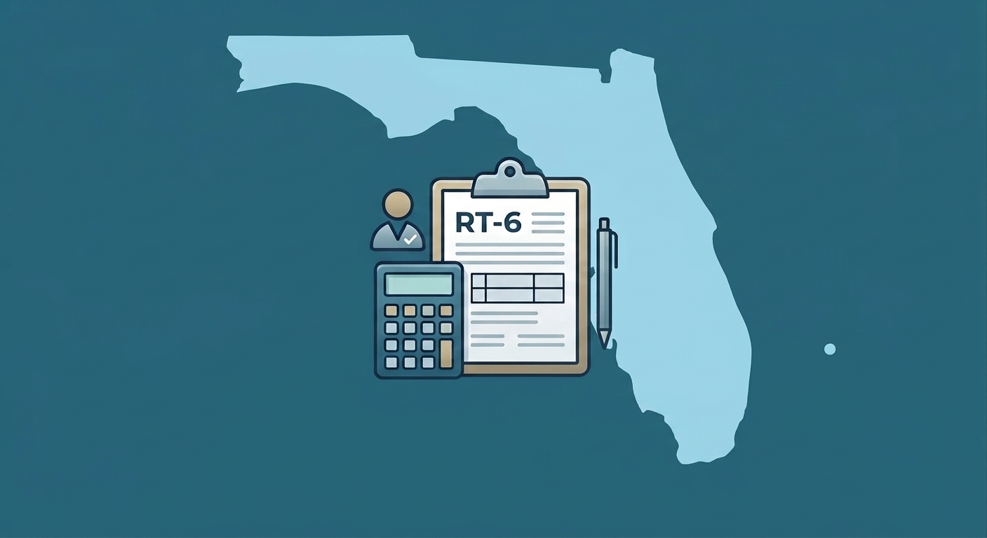 Featured image for the article "Florida Reemployment Tax: What Miami Employers Actually Owe on Form RT-6"